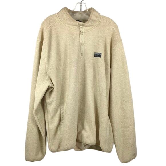 Eddie Bauer 2XL XXL Henley Button Pullover Sweater 1/4 Zip - Picture 1 of 7